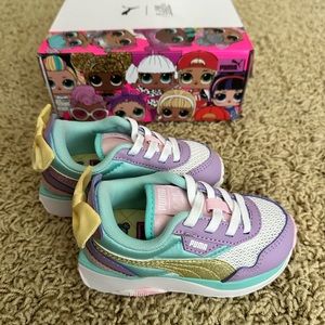 Toddler PUMA L.O.L. Surprise! x Cruise Rider toddler shoes. Size 6.